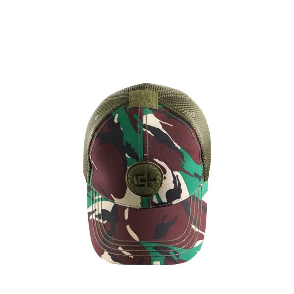 C4t 169 – Topi – Camo TNI + Mesh