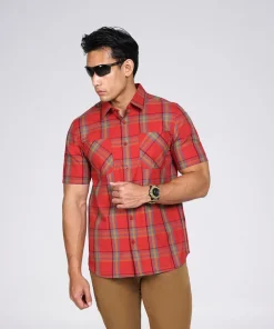 Kemeja Pendek Pria Cartenz Tactical Gridops SS