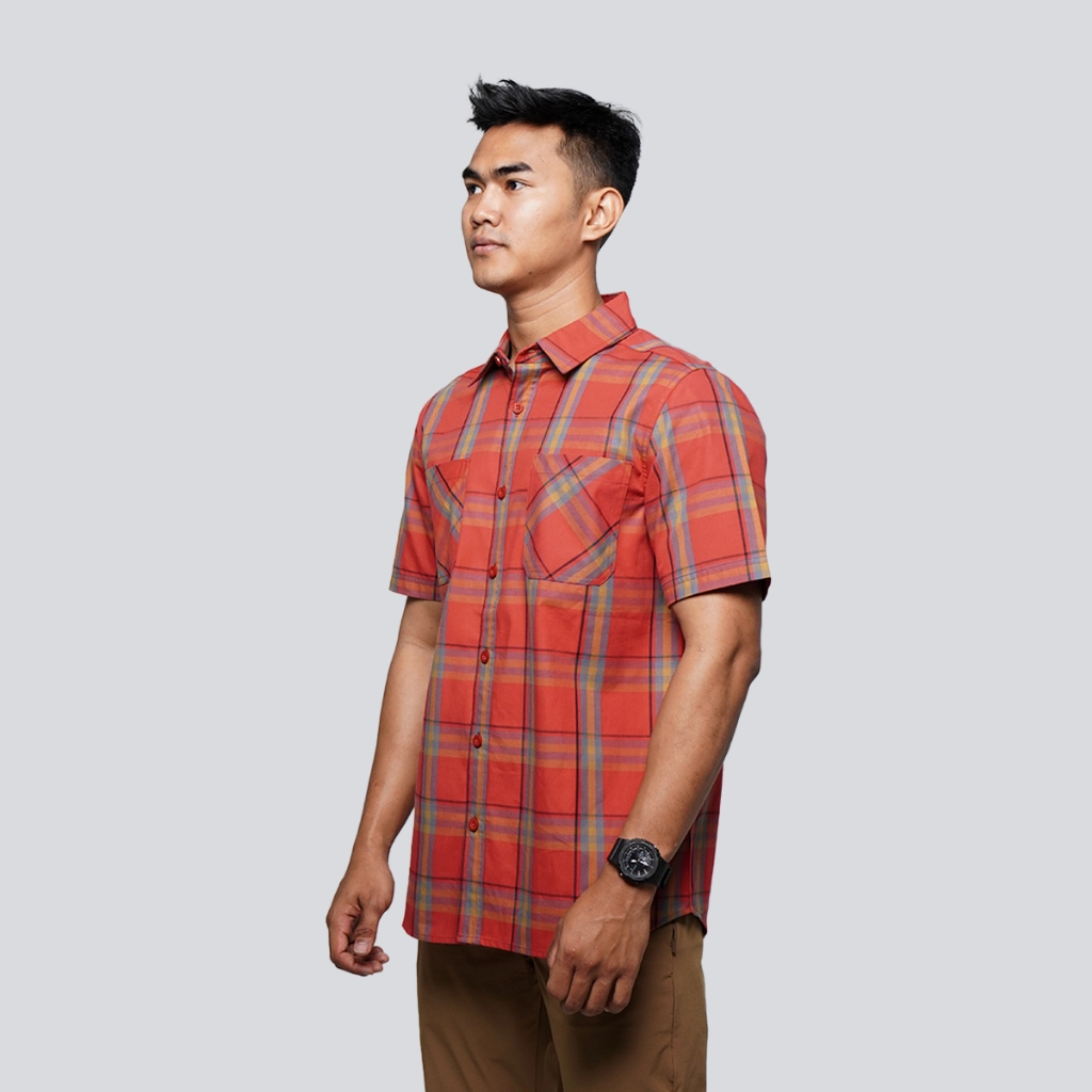 Kemeja Pendek Pria Cartenz Tactical Gridops SS